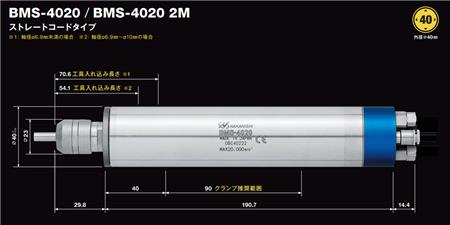 大扭矩主轴BMS-4020
