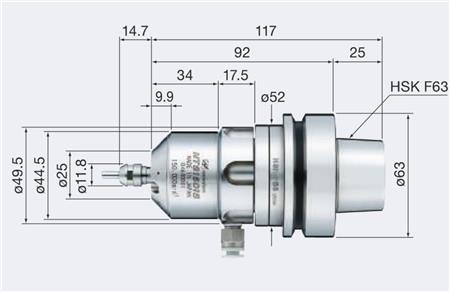 超高速气动主轴产品尺寸.jpg 超高速气动主轴产品尺寸.jpg